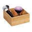 Bambusbehälter mit Make-up-Pinseln