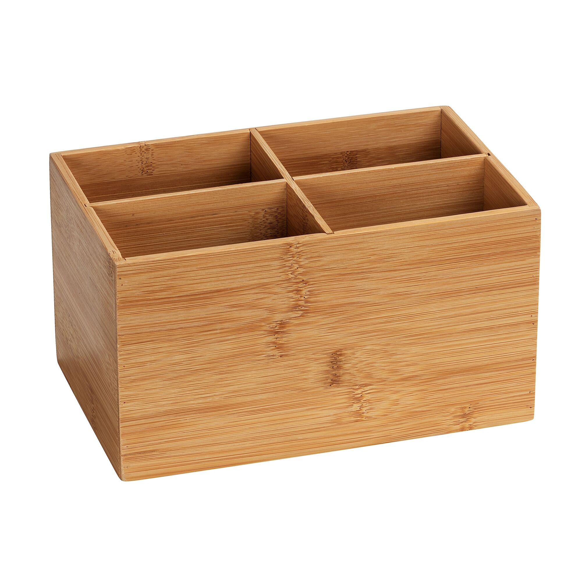 Bambus Box Terra mit vier Fächern