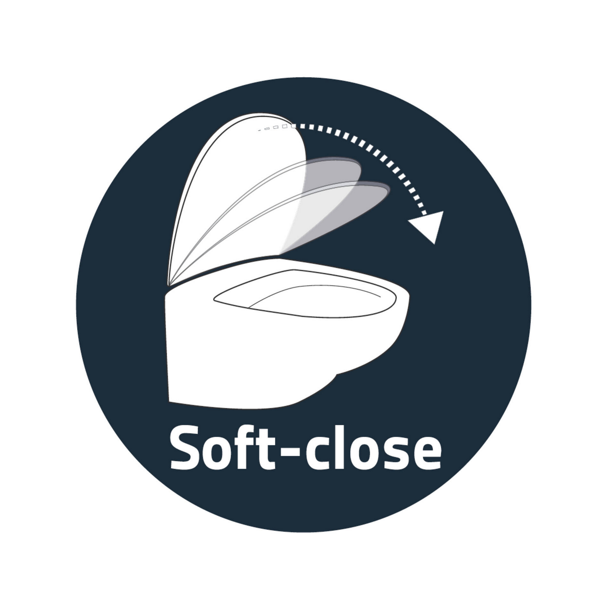 WC-Sitzerhöhung 'Top' weiß mit Soft-Close, bis 150 kg + product picture