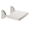 Weißer Duschklappsitz Eco
