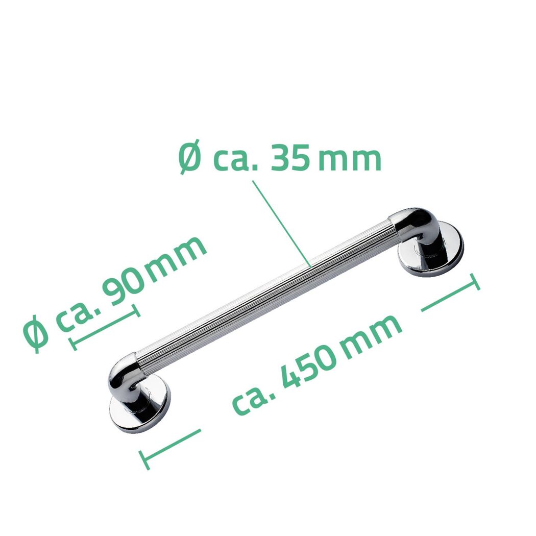 Chrom Haltegriff, 45 cm lang.