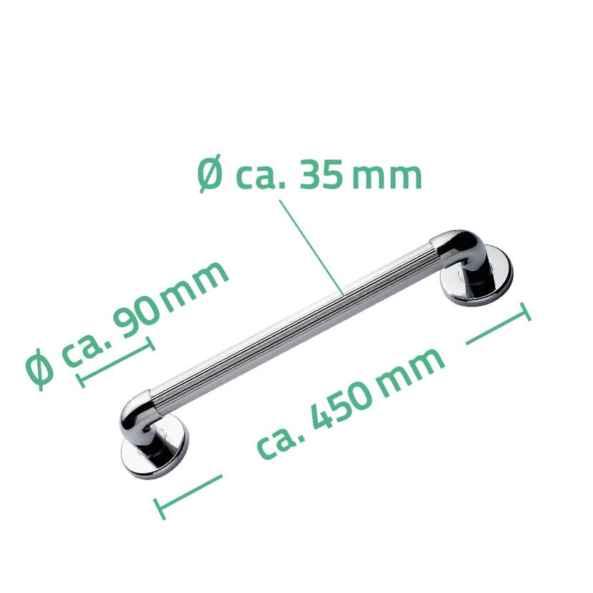 Chrom Haltegriff, 45 cm lang.