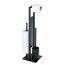 Schwarze Stand-WC-Garnitur Rivalta