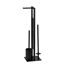 Schwarze Stand-WC-Garnitur Rivalta