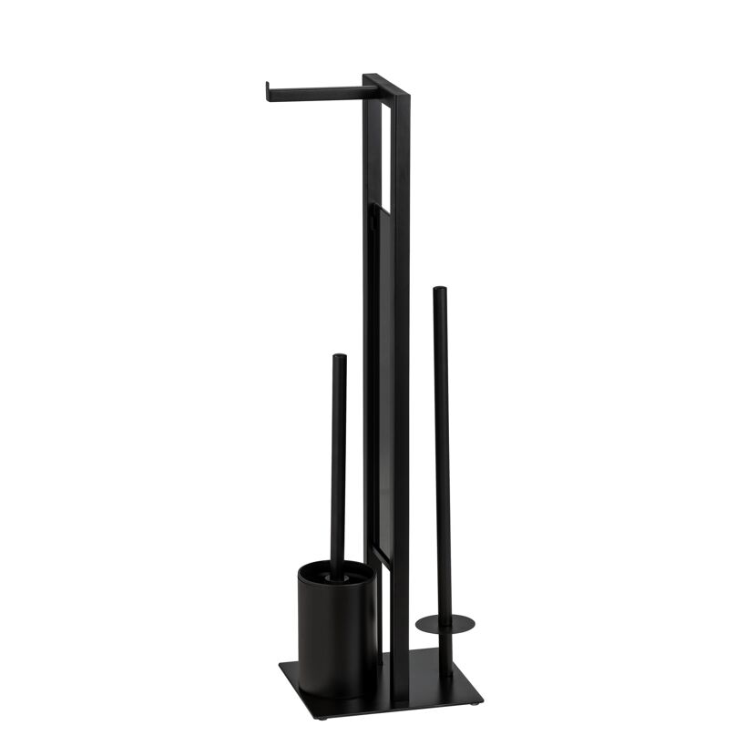 Schwarze Stand-WC-Garnitur Rivalta