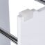 Duschsitz, Acrylglas, transparent, 39,3 x 27,5 x 47 cm, bis 130 kg