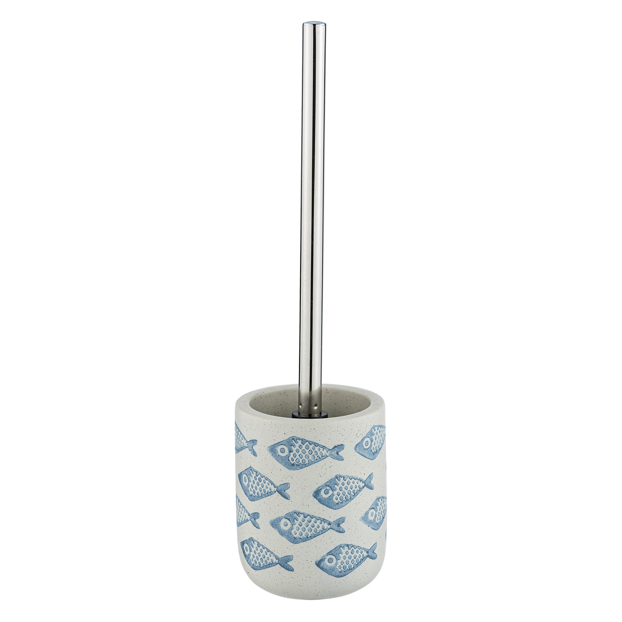 WC-Garnitur 'Aquamarin' Keramik blau-weiß + product picture