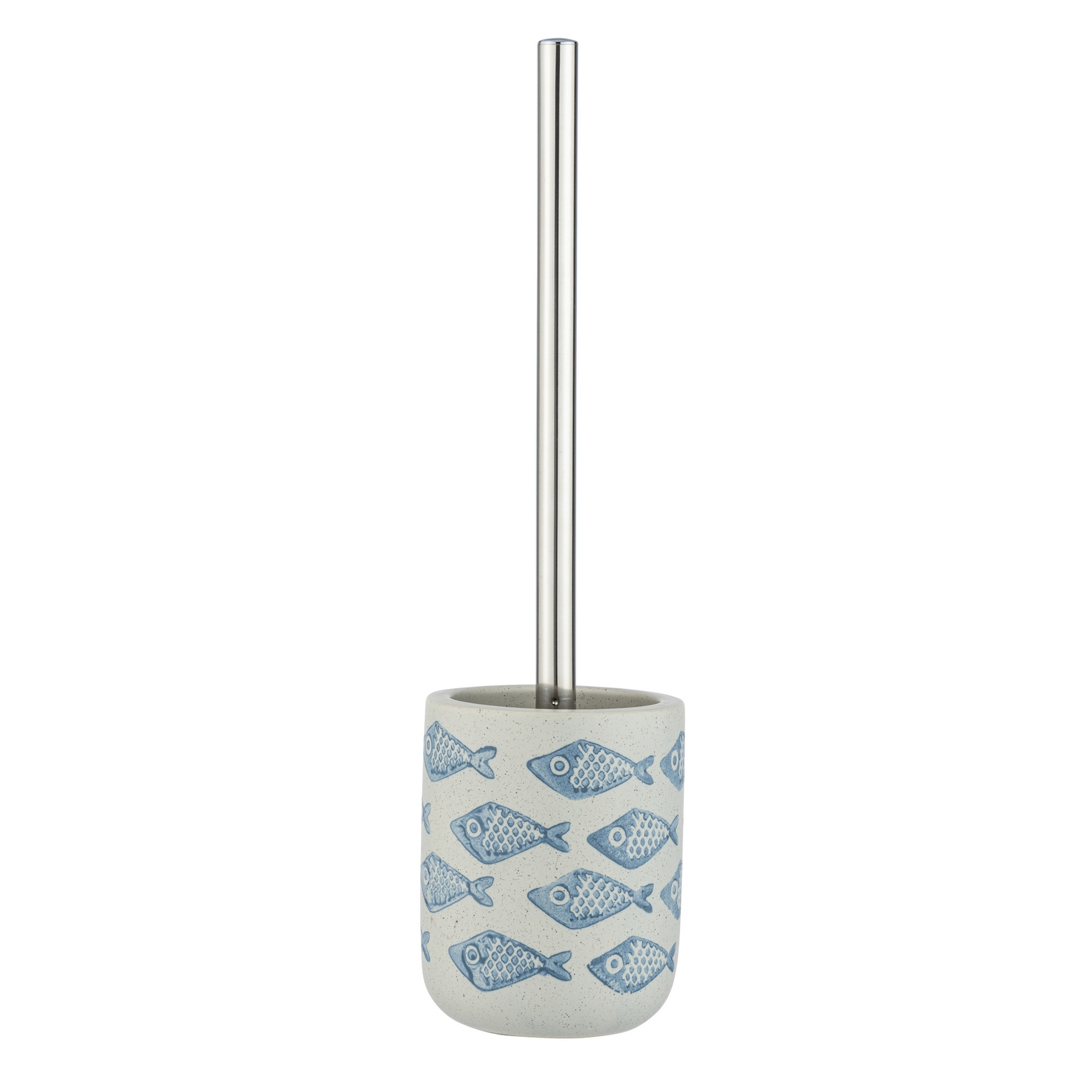 WC-Garnitur 'Aquamarin' Keramik blau-weiß + product picture