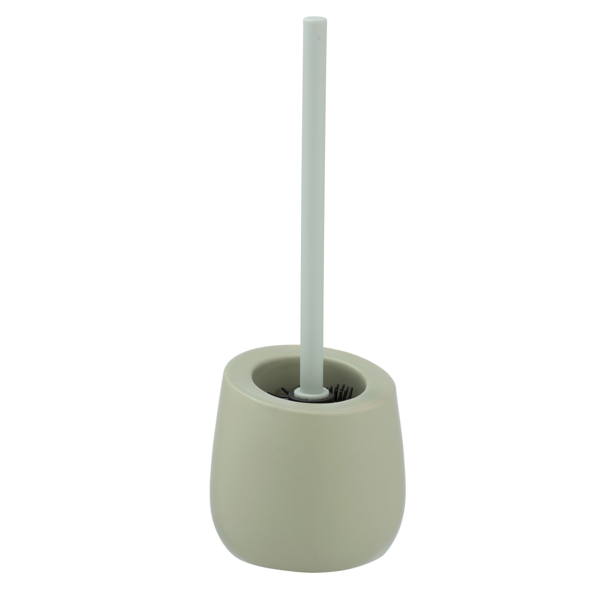 WC-Bürste mit Halter in Lindgrün