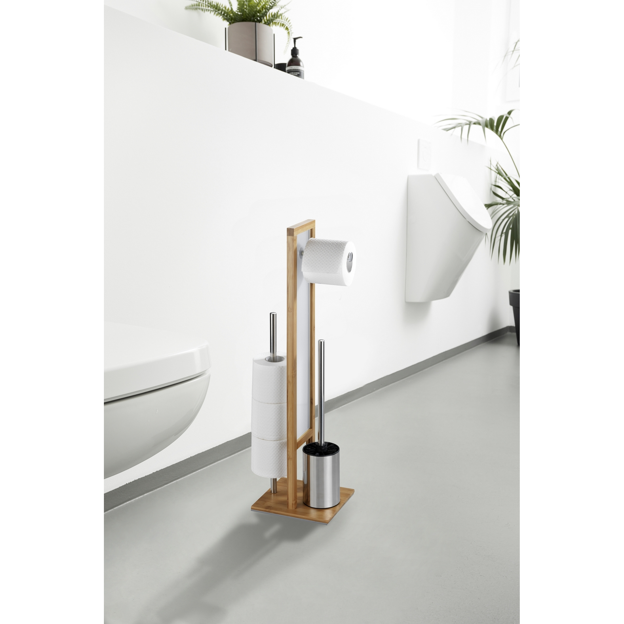 WC-Garnitur 'Rivalta', Bambus 18 x 23 x 70 cm + product picture