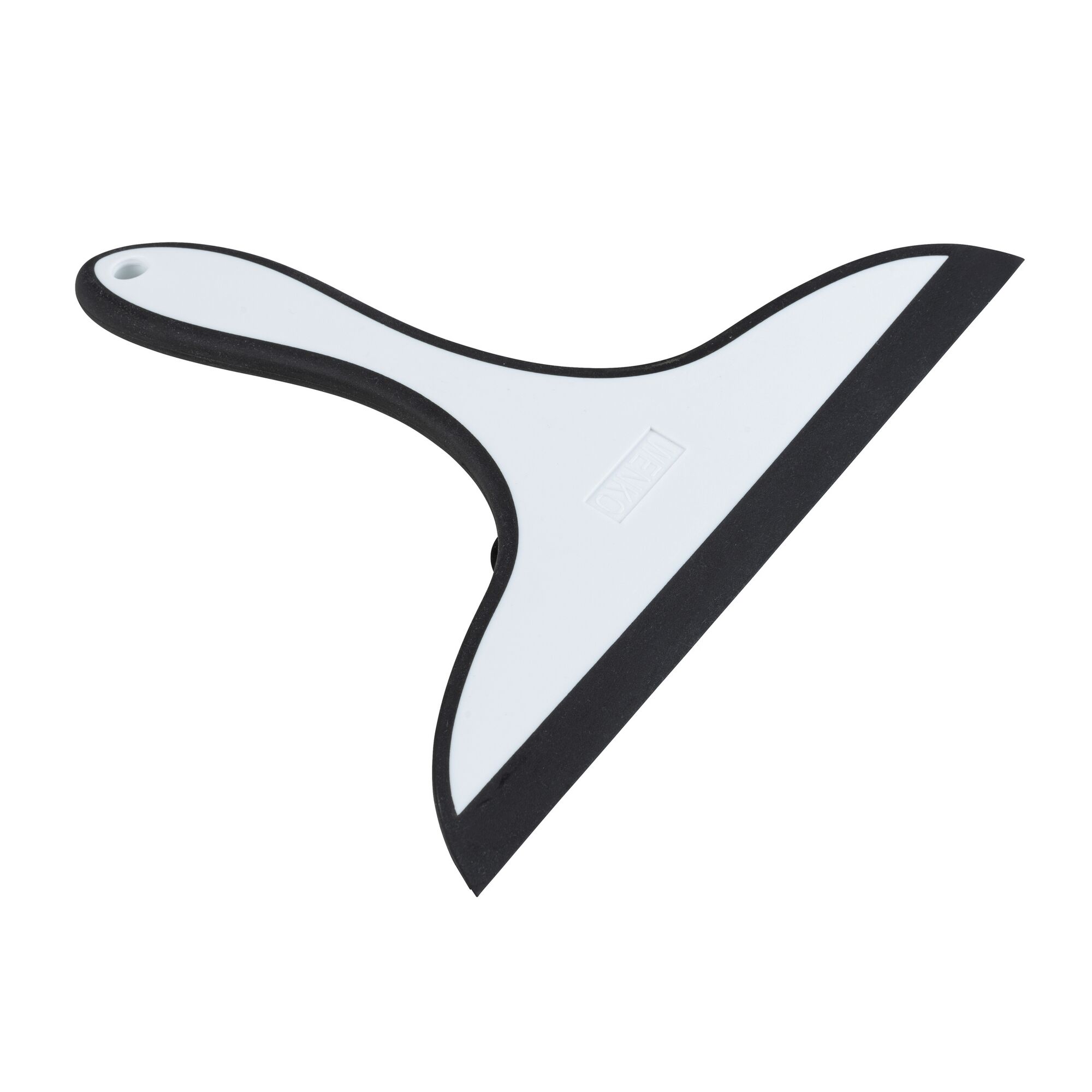 Schwarzer Abzieher mit weißem Griff