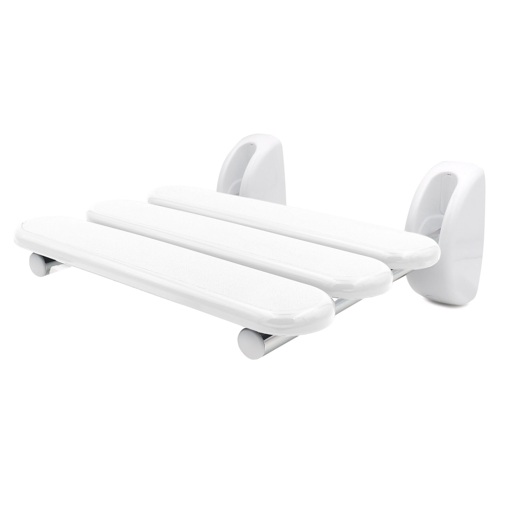 Weißer Dusch-Klappsitz Pro