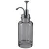 Grauer Seifenspender YOKO smoke aus Glas mit Pumpspender.