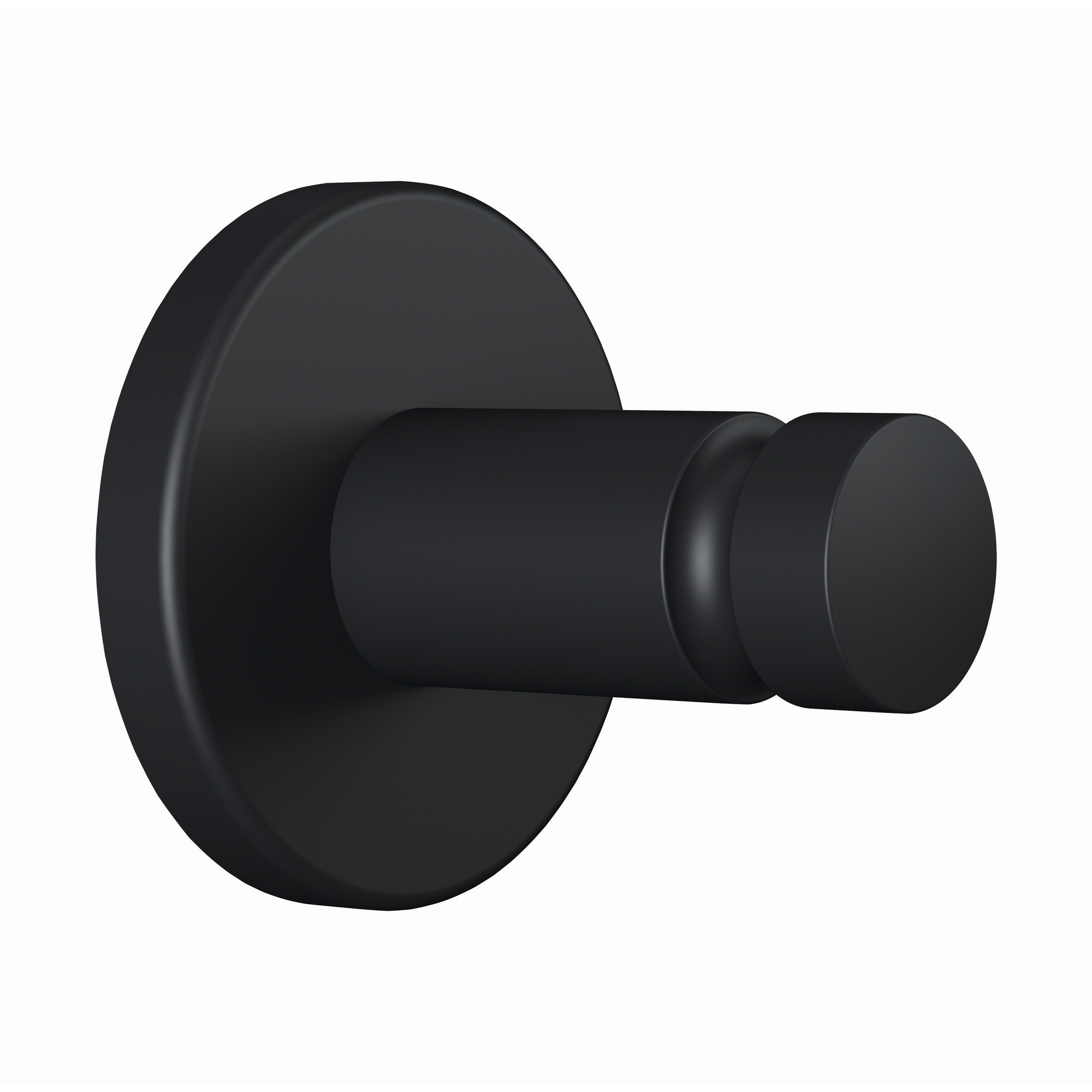 Handtuchhaken 'Moon Black' schwarz matt mit Klebelösung 3,7 x 3,7 x 3,6 cm
