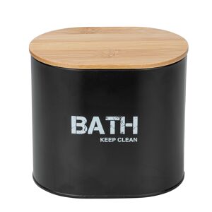 Badbox 'Gara' mit Deckel schwarz