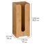Bambus Toilettenpapierhalter