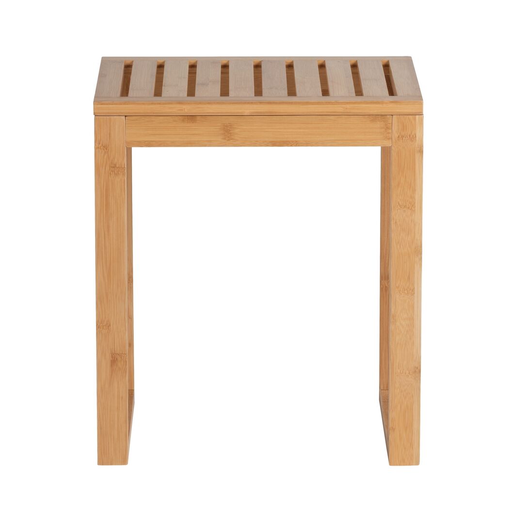 Holzhocker aus Bambus