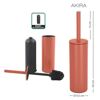 AKIRA WC-Bürste terracotta mit Einsatz aus recyceltem Plastik