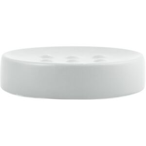 Seifenschale 'Tube' Keramik weiß Ø 11 x 2,6 cm
