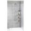 Dusche mit Eckregal