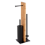 Stand-WC-Garnitur 'Lesina' Bambus 18 x 69 x 18 cm