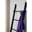 Handtuchleiter 'Suri' Bambus schwarz 43 x 170 x 33 cm