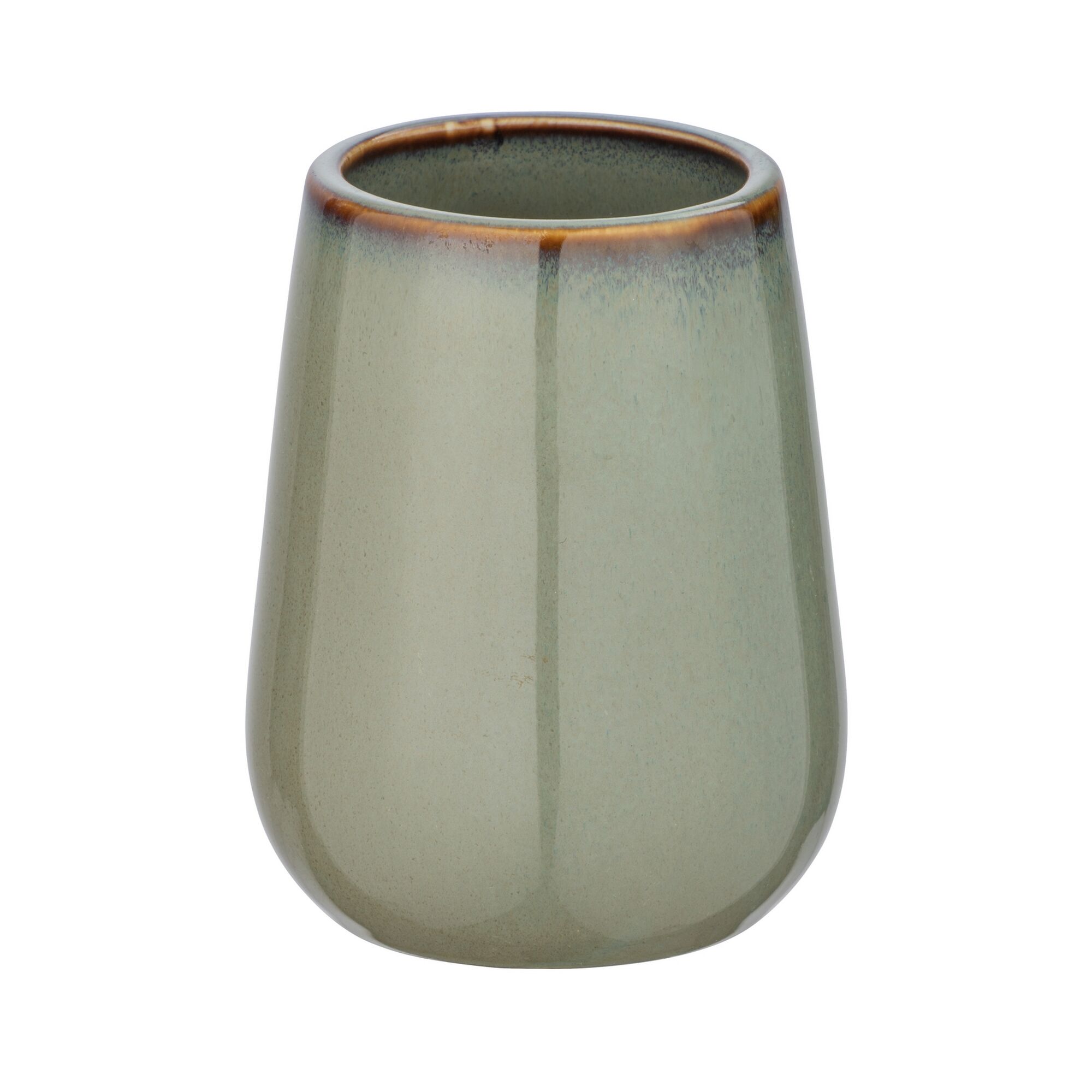 Grüner Keramik Zahnputzbecher