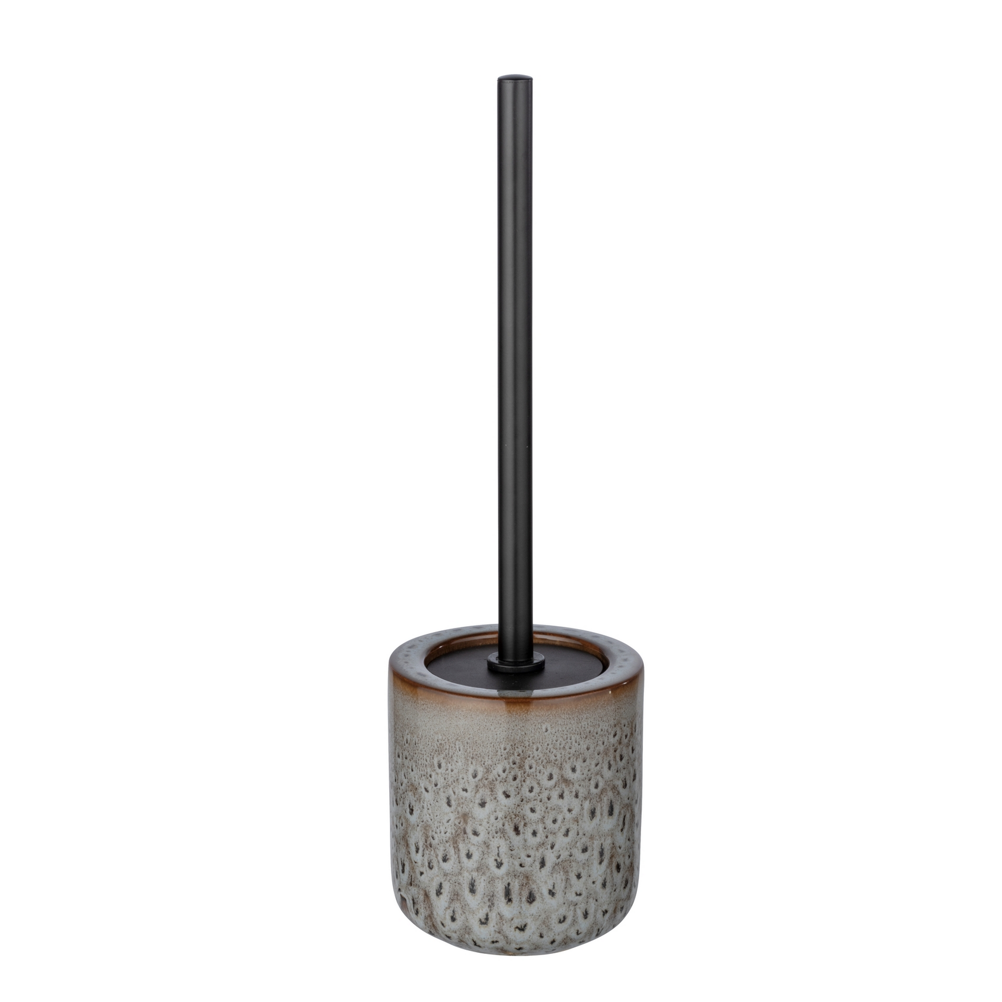 WC-Garnitur 'Oviedo', Keramik grau/braun + product picture