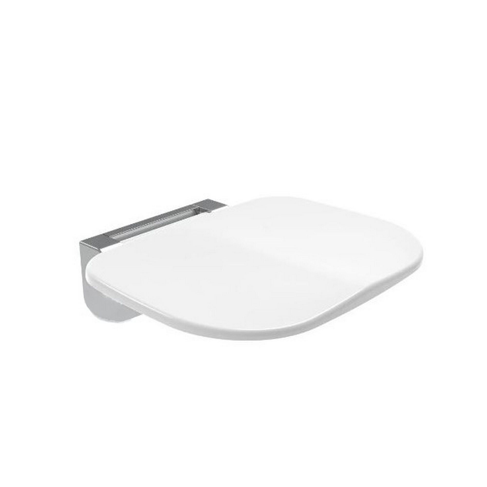 Klappbarer Duschsitz, weiß