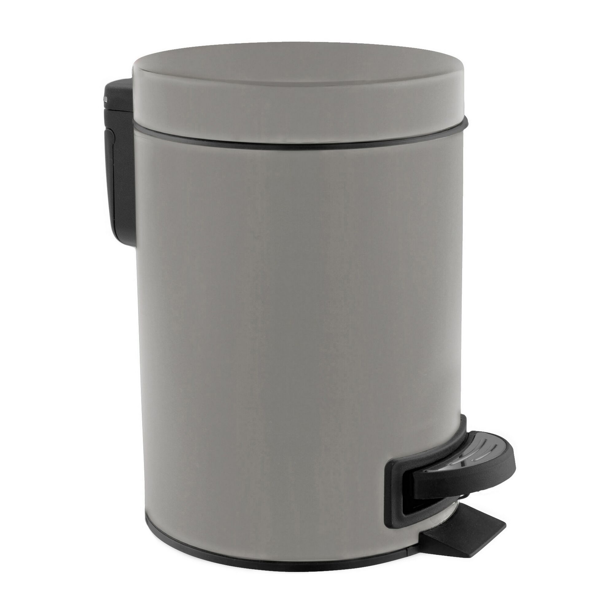 Grauer Kosmetikeimer Ole 2,7L mit Pedal