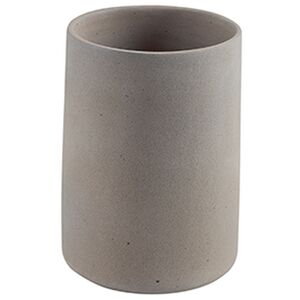 Zahnputzbecher 'Gemma' Keramik grau Ø 7,7 x 10,6 cm