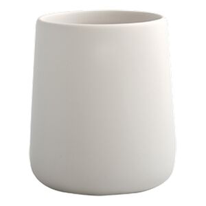 Zahnputzbecher 'Maonie' Keramik weiß Ø 8,5 x 10 cm