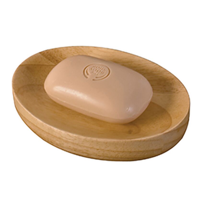 The Body Shop Seife auf Seifenschale aus Bambus