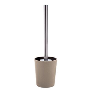 WC-Bürstengarnitur 'Takeo' Bambus taupe Ø 10 x 36 cm