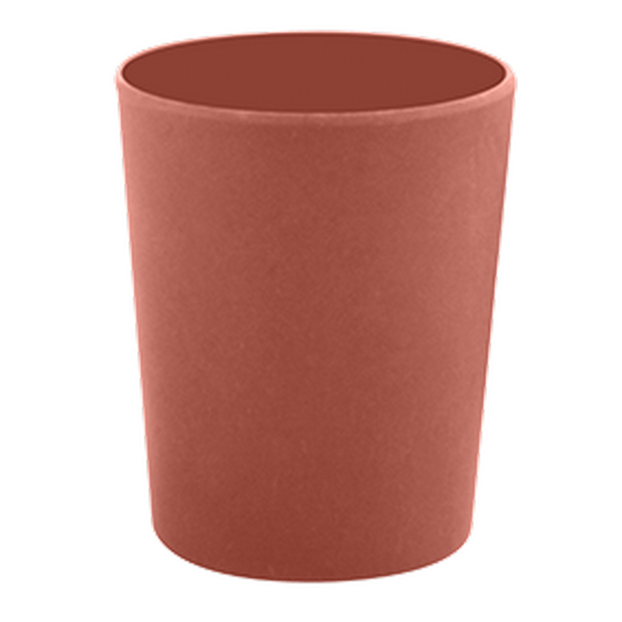 Terracottafarbener Zahnbecher