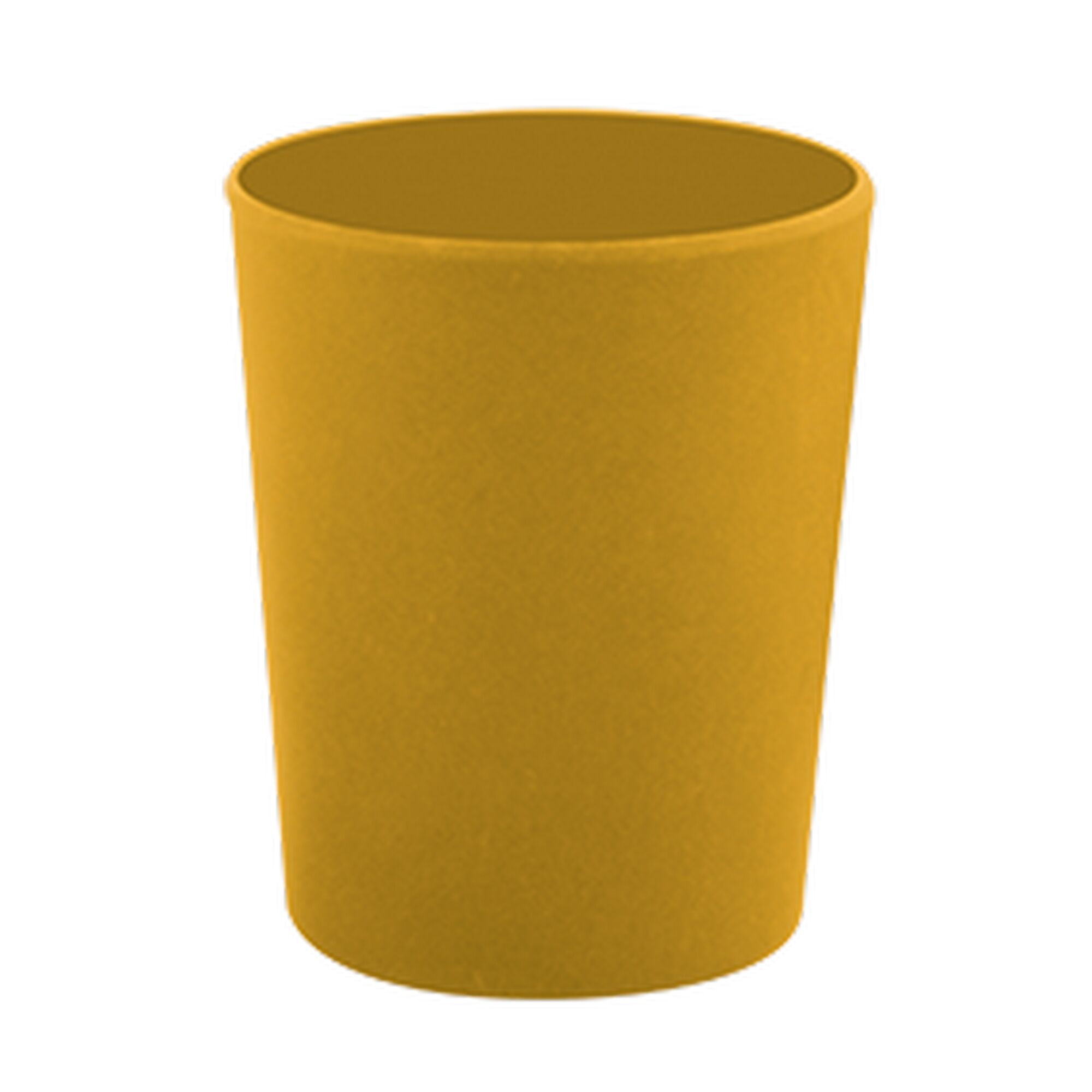 Senffarbener Zahnbecher