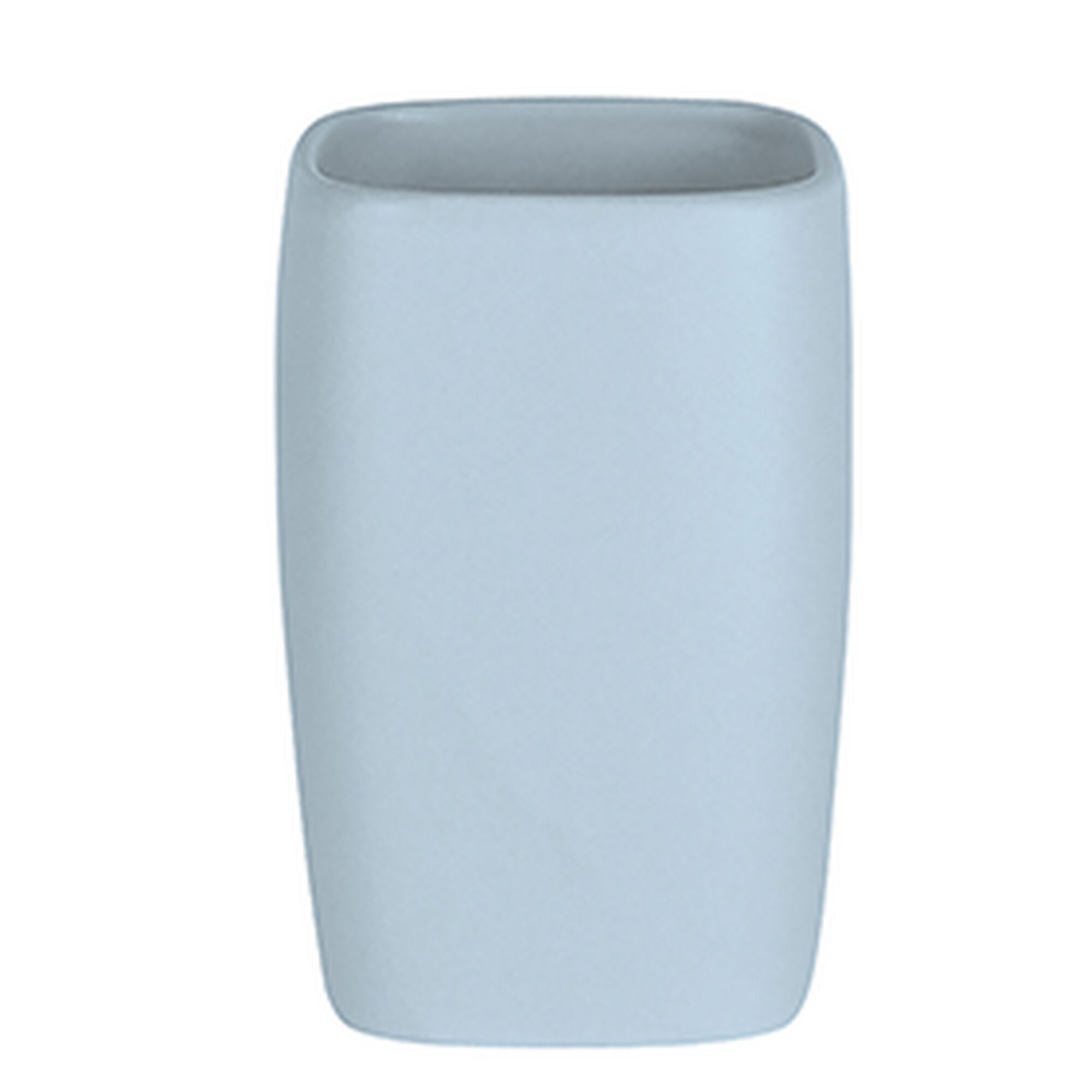Hellblauer Zahnbecher