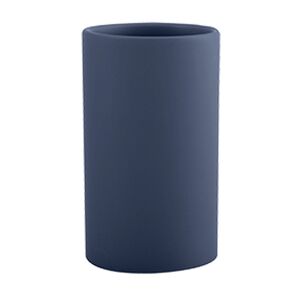 Zahnputzbecher 'Tube' Porzellan dunkelblau Ø 7 x 11,5 cm