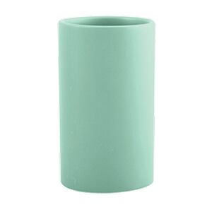 Zahnputzbecher 'Tube' Porzellan pastellgrün Ø 7 x 11,5 cm