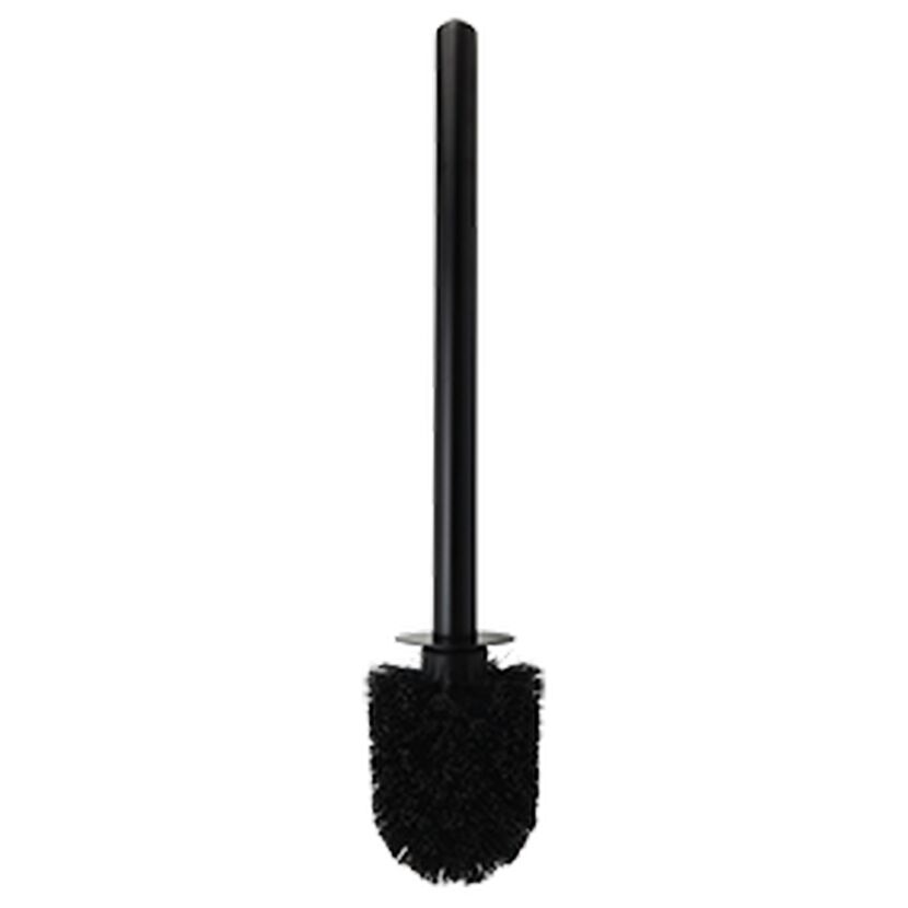 Schwarze Toilettenbürste mit langem Stiel