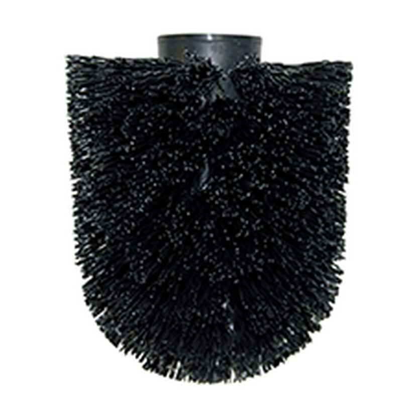 Schwarzer Toilettenbürstenkopf