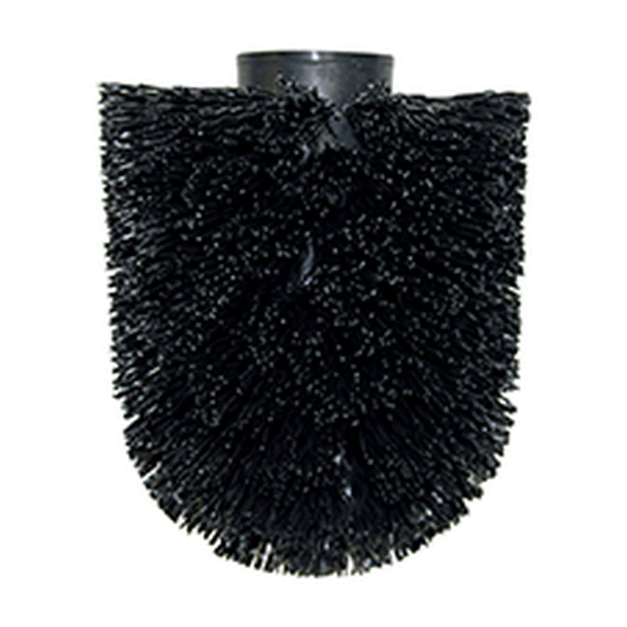 Schwarzer Toilettenbürstenkopf