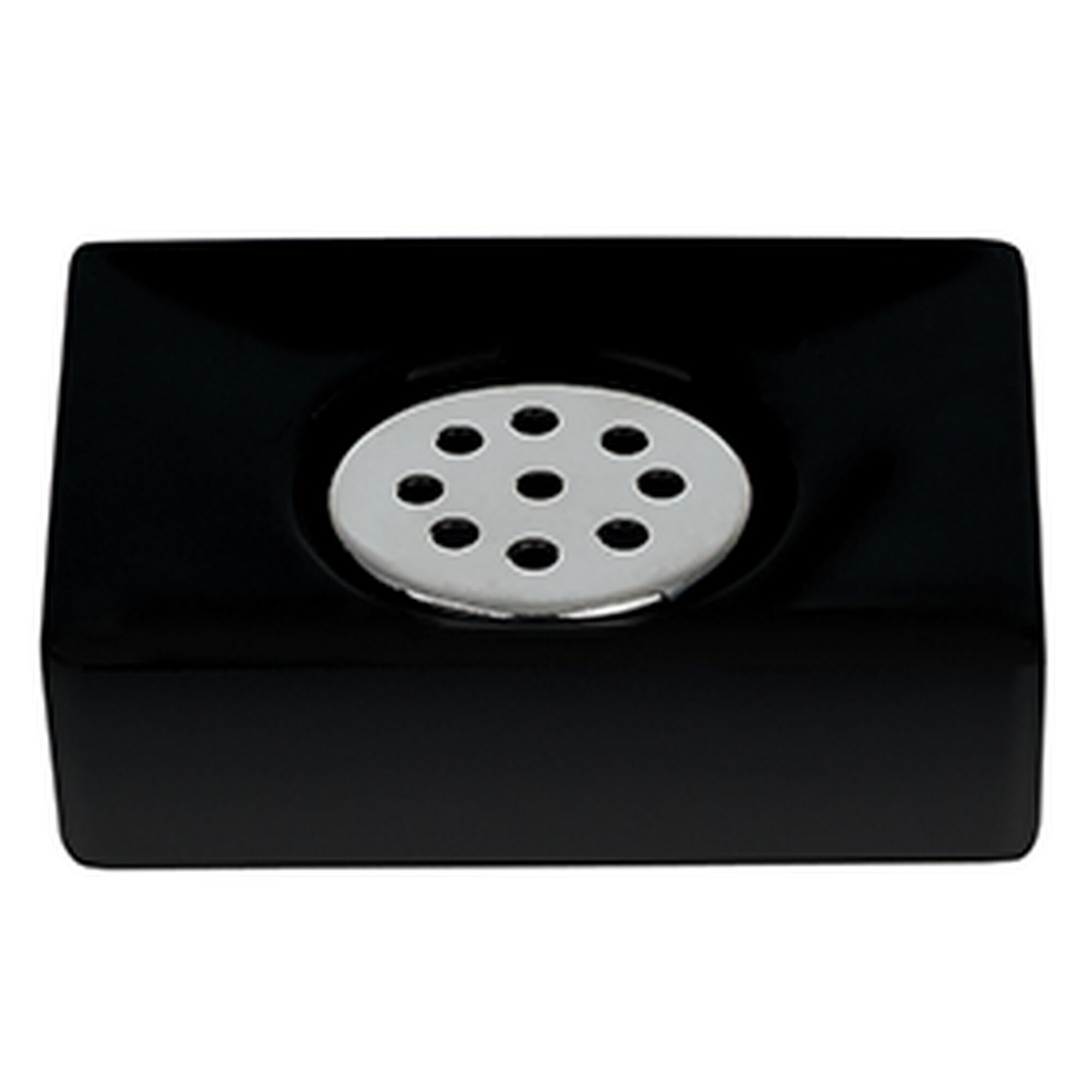 Schwarze Seifenschale QUADRO