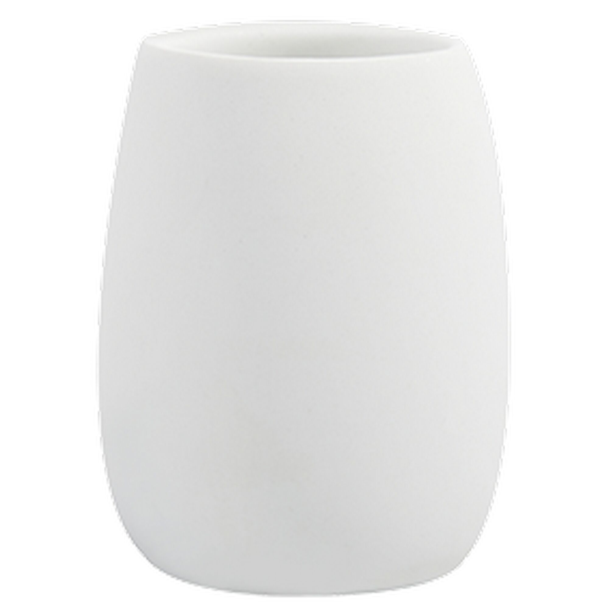 Weißer Zahnputzbecher