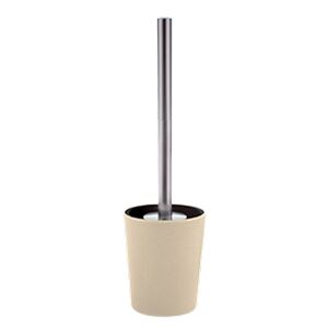 WC-Bürstengarnitur 'Takeo' Bambus beige Ø 10 x 36 cm