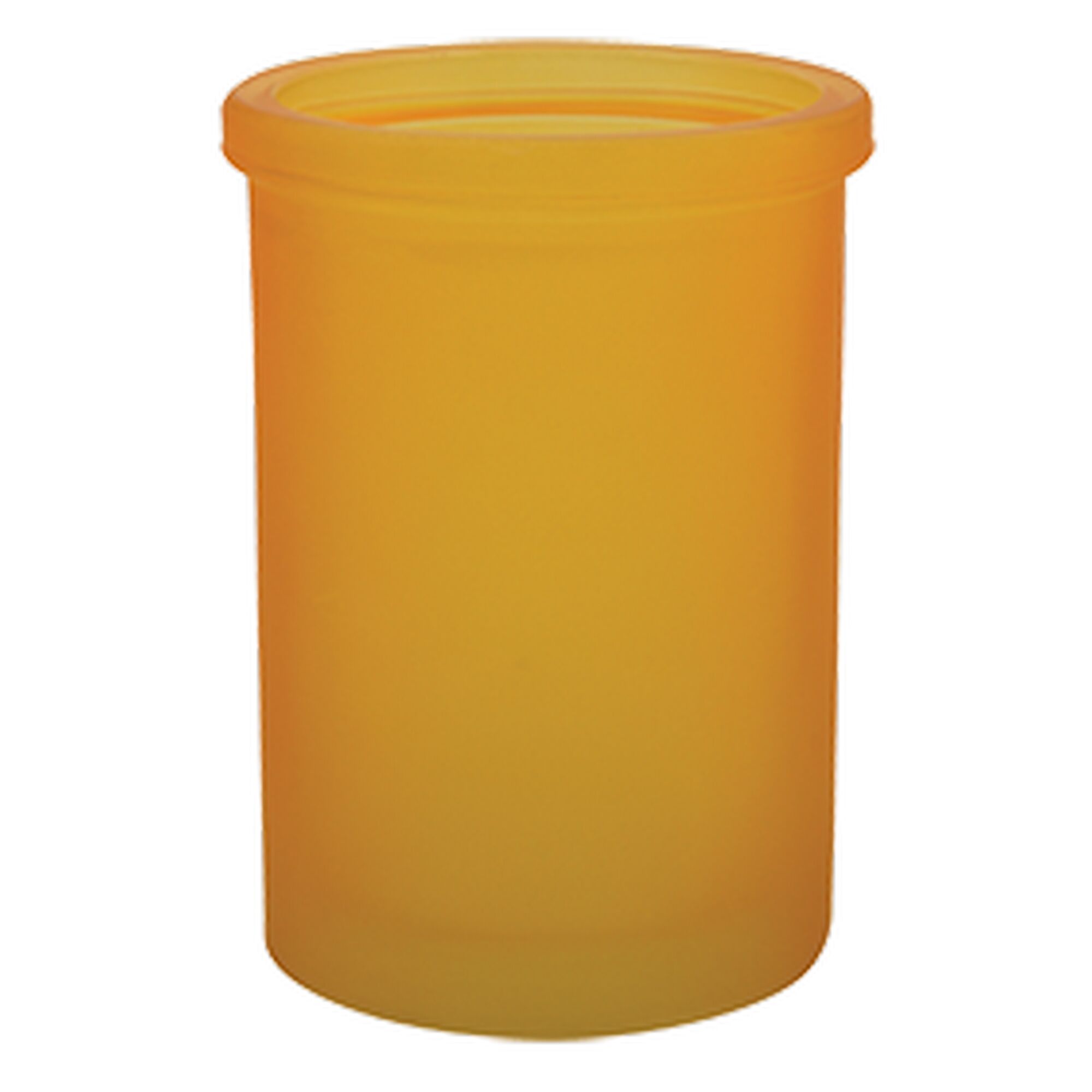 Orangener Zahnbecher YOKO