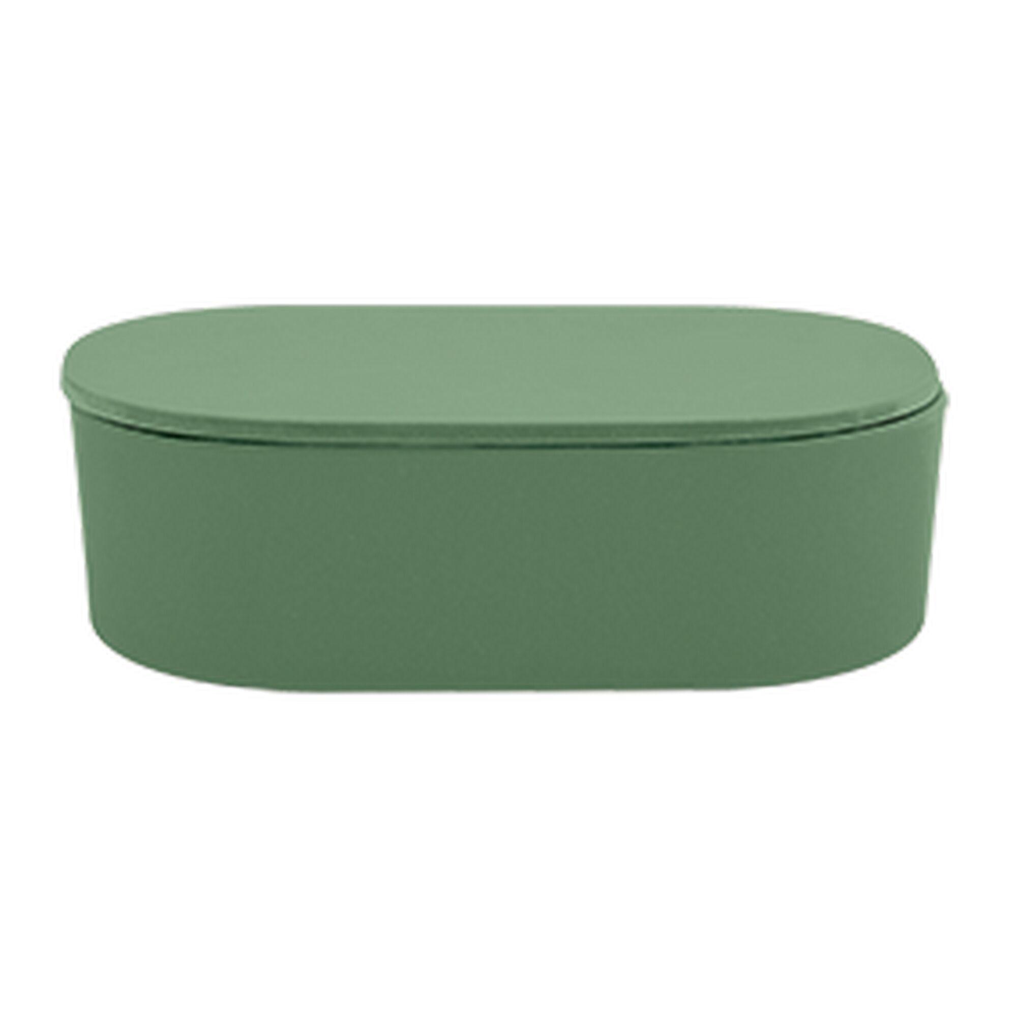 Grüne ovale Aufbewahrungsbox TAKEO