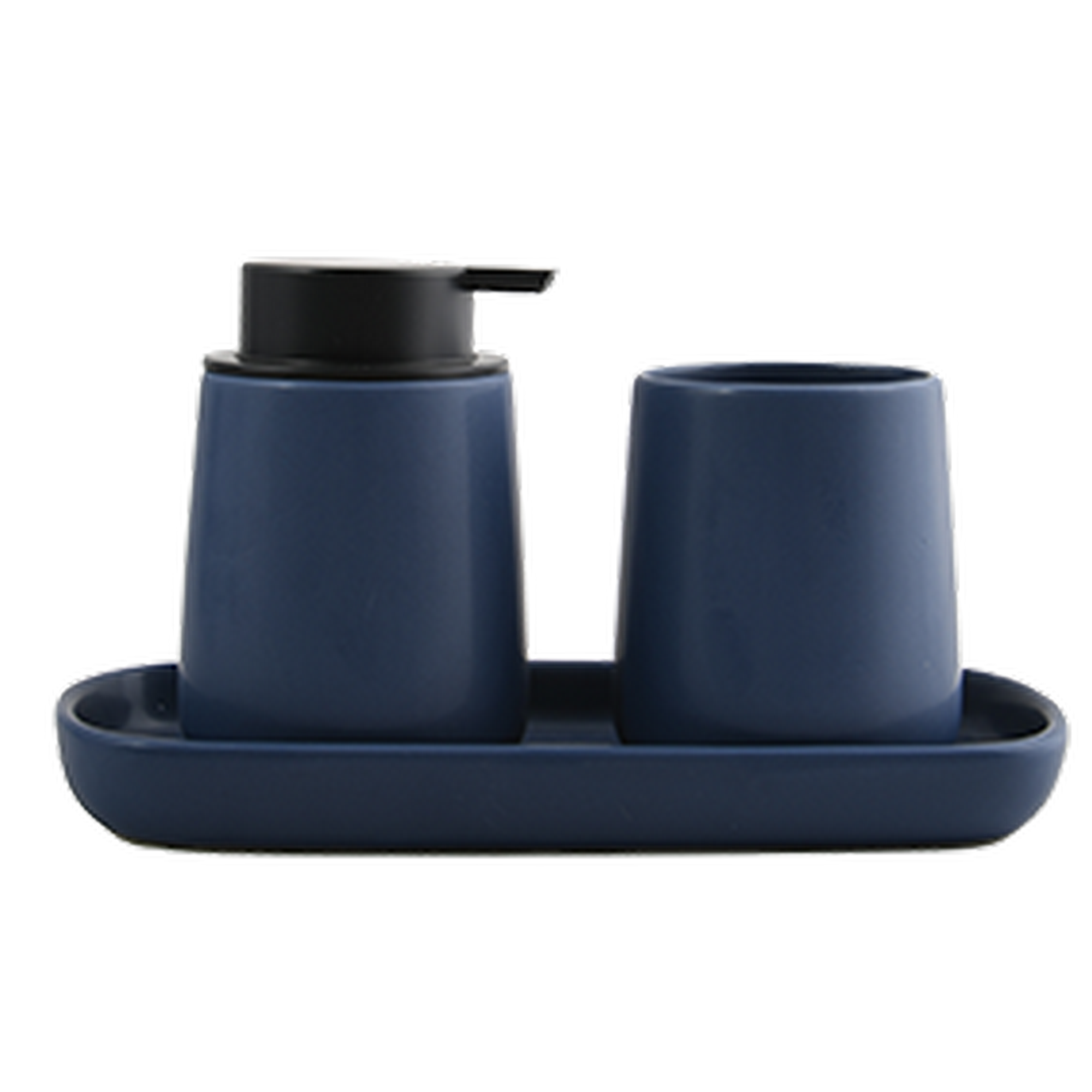 Ablageschale 'Maonie' Keramik dunkelblau 25,7 x 11,5 x 2,8 cm + product picture