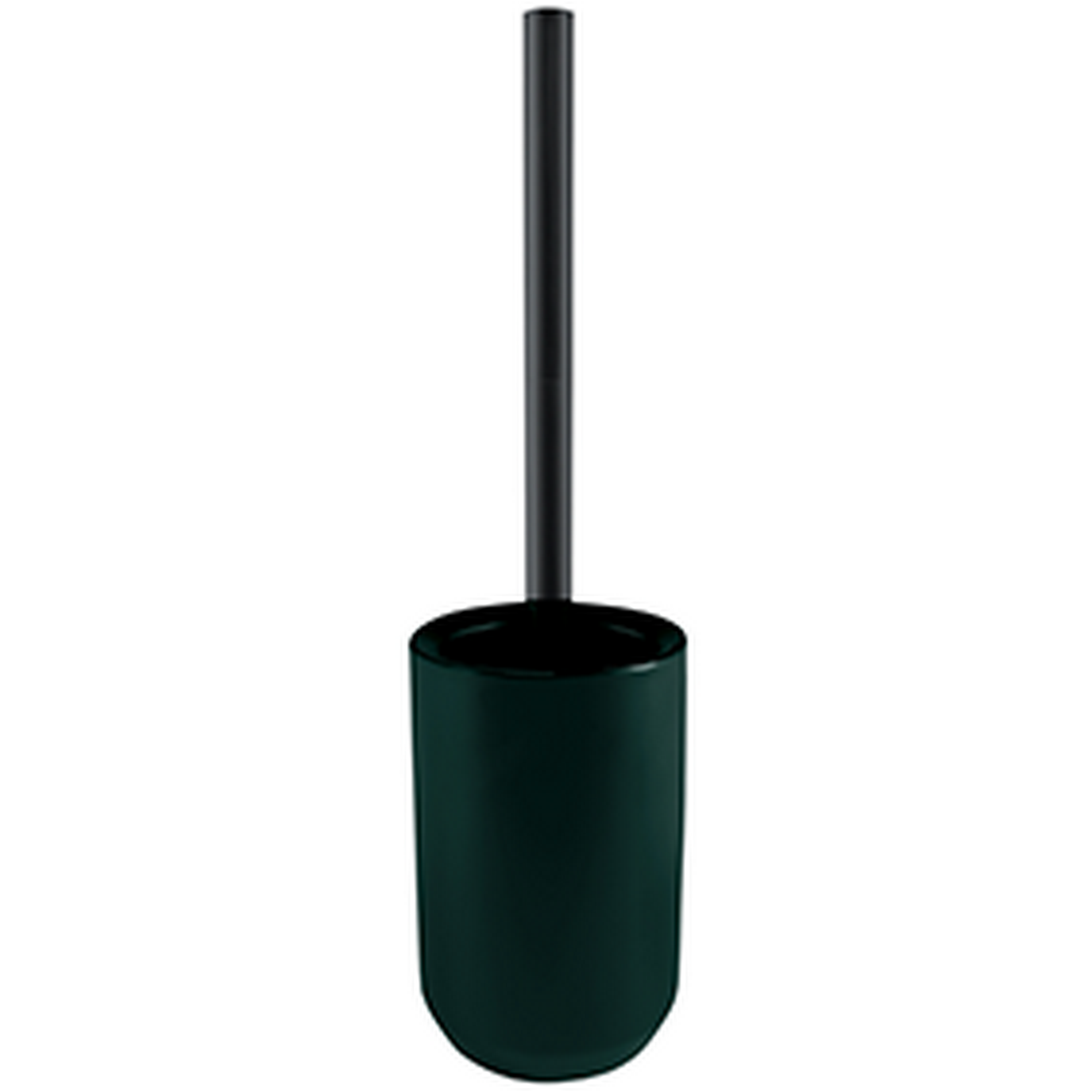 WC-Bürstengarnitur \'Jaro\' Keramik dunkelgrün Ø 11,3 x 41,5 cm | Toilettenbürstenhalter