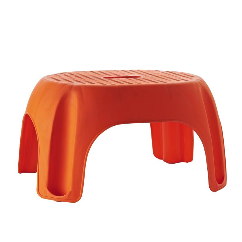 Oranger Badschemel